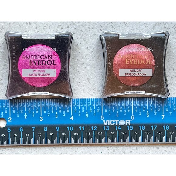 Kleancolor American Eyedol Wet/Dry Baked Eyeshadow Set Burgundy & Fuchsia - Picture 1 of 9